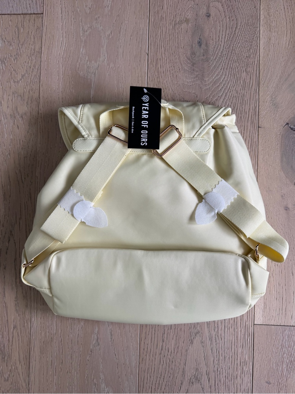 Year of Ours Backpack | Butter Yellow | NWT - Picture 5 of 6